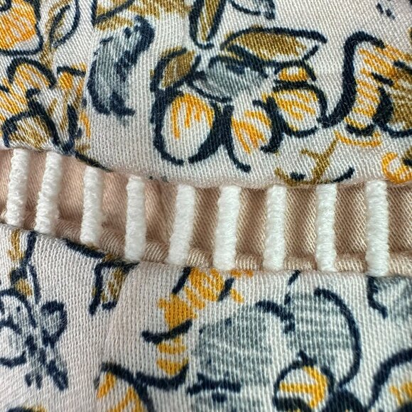 🟣🟣 Free People Womens Brown Floral Long sleeve Mini Dress Size 4 - Picture 8 of 10